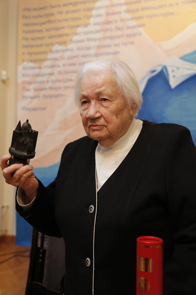 Lyudmila V. Shaposhnikova, Winner of the award from the pan-European Federation for Cultural Heritage EUROPA NOSTRA, Director General of the Museum by name of Nicholas Roerich.