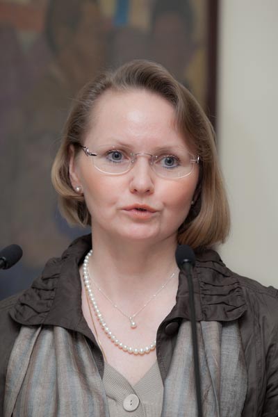 Mrs Marina N. Shirshova, assistant director of the UN Information Centre in Moscow