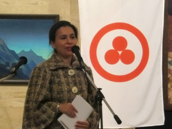 Ms Marga Koutsarova, President of the Bulgarian National Roerich Society