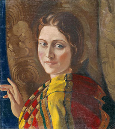 С.Н. Рерих. Портрет Ираиды Богдановой. 1937