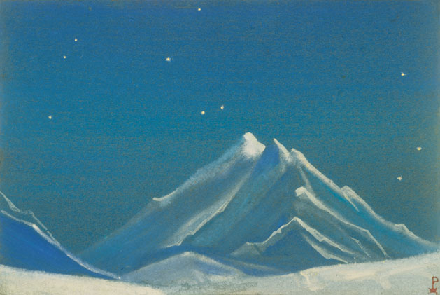 Н.К. Рерих. Ночь. Эверест. 1938
