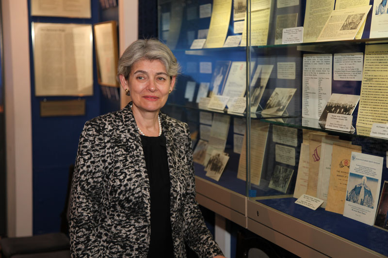 Генеральный директор ЮНЕСКО Ирина Бокова в Музее имени Н.К. Рериха