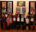 Заключительная выставка ежегодного Х Всероссийского конкурса детского художественного творчества «Объединенные Космосом» открылась в Музее имени Н.К. Рериха 8 апреля 2015 г.