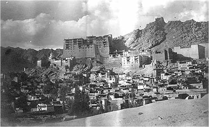 Лех. Королевский дворец и старый город. Ладакх, 1925. Фото семьи Рерихов