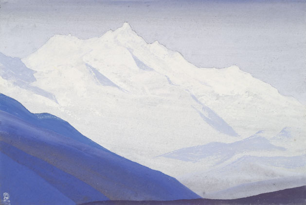 Н.К. Рерих. Гималаи [У снежной вершины]. 1938